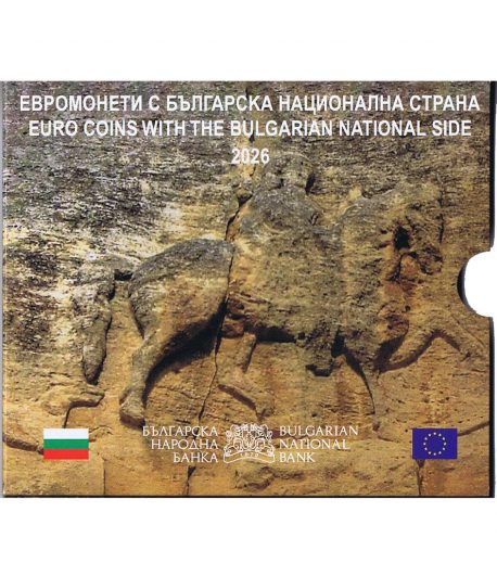 Cartera oficial euroset Bulgaria 2026. Primeras monedas  - 1