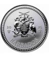 Moneda de plata Half Dollar Barbados 2025. Tridente.  - 2