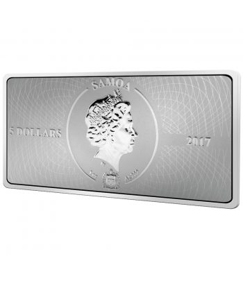 Moneda de plata 5$ Samoa Via Lactea 2017.  - 2