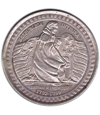 Moneda de plata Estados Unidos 1982 Free The Eagle.  - 2