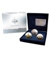 Monedas 2026 Año Gaudí. Estuche conjunto 3 monedas plata.  - 1