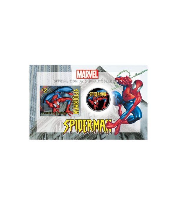 E.E.U.U. 1/2$ (2004) Spiderman + sello