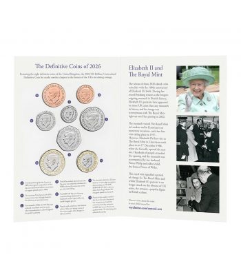 Estuche oficial 8 monedas Gran Bretaña 2026.  - 3