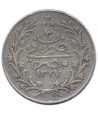 Moneda de Egipto 20 Piastras Qirsh 1327. Plata  - 2
