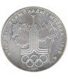 Moneda de Rusia 10 Rublos 1977 Juegos Olímpicos 1980. Plata  - 1