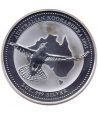 Moneda de plata 2$ Australia Kookaburra 2002. 2 onzas  - 1