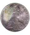 Moneda Austria Thaler 1780. Reacuñación. Plata  - 1