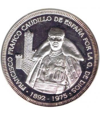 Medalla de plata Francisco Franco Caudillo España.  - 1
