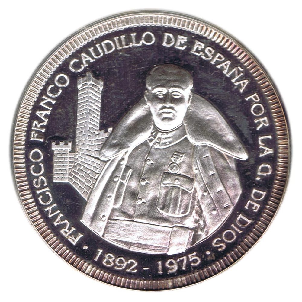 Medalla de plata Francisco Franco Caudillo España.  - 1