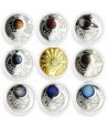 Monedas Bielorrusia 10 Rublos 2012 Sistema solar. 9 monedas Plata  - 4