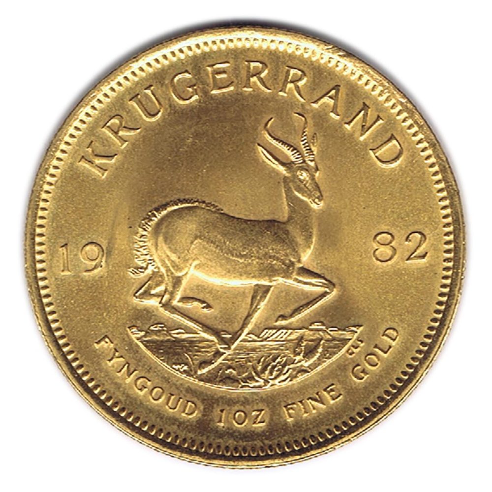 Moneda onza de oro Sudafrica Krugerrand 1982  - 1