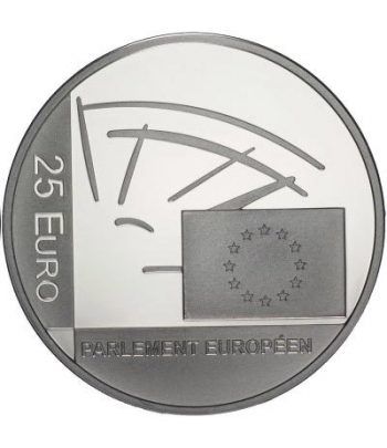 Luxemburgo 25 euros 2004 Elecciones al Parlamento. Plata.  - 1