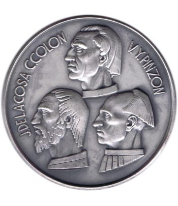 Medalla de plata Cristobal Colón y Carabelas.  - 2