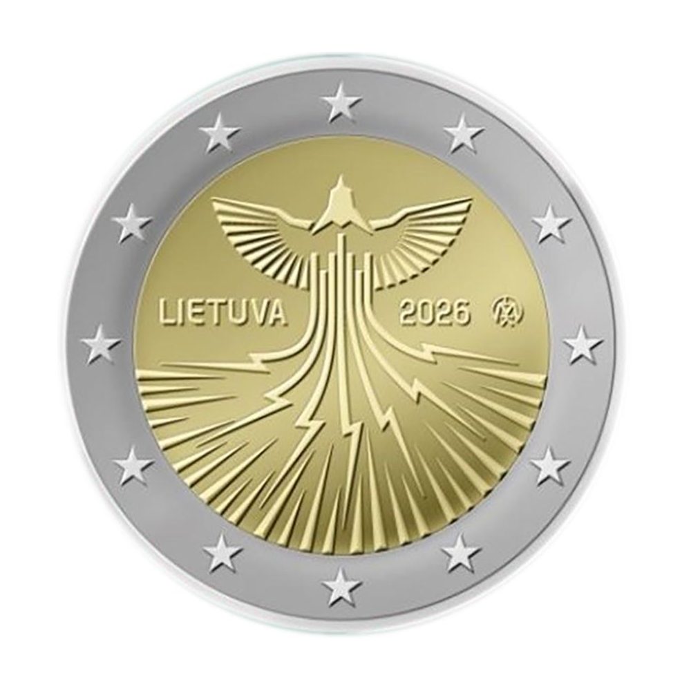 moneda 2 euros Lituania 2026 Independencia energética.  - 1