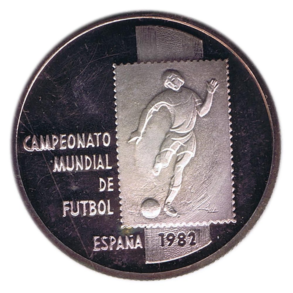Medalla Mundial Futbol España 1982. Plata  - 1