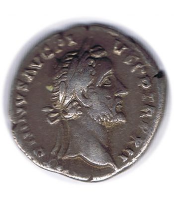 Moneda romana Denario Antonino Pio Año 148-149 DC. Plata.  - 1