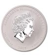 Moneda de plata Australia 1$ Dragón y Fénix 2017.  - 2