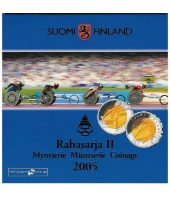 Cartera oficial euroset Finlandia 2005 2º (+ 5€ bimetálico)  - 2