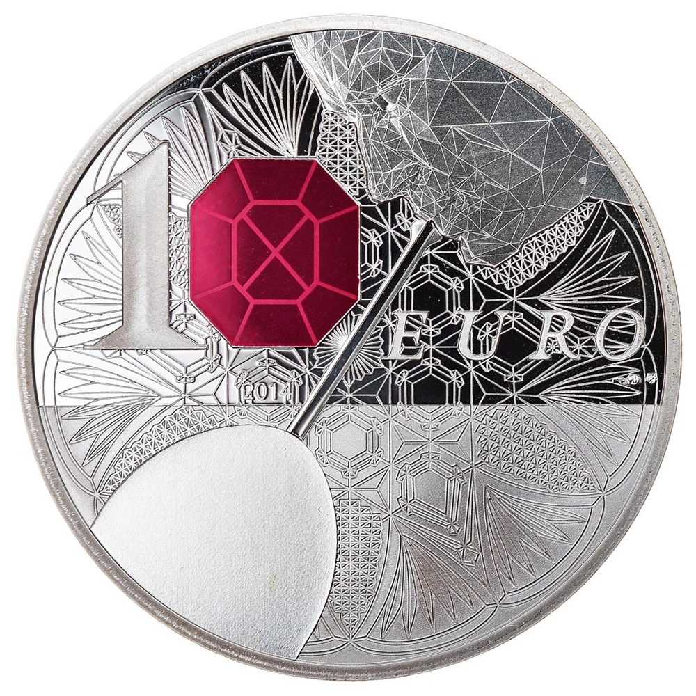 Francia 10€ 2014 Excelencia a la Francesa. Baccarat. Plata.  - 1
