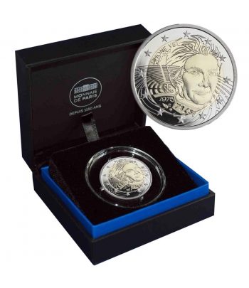 moneda 2 euros Francia 2018 Simone Veil. Proof  - 1