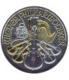 Moneda de plata 1,5 euros Austria Filarmonica 2017. Con oro  - 1