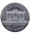 Moneda de plata 1,5 euros Austria Filarmonica 2017. Con oro  - 2