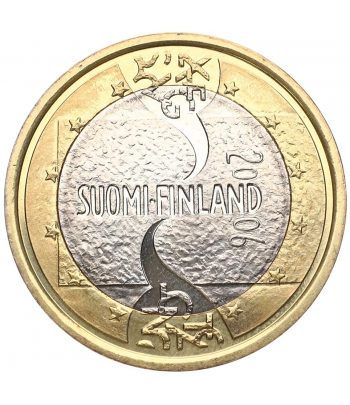 moneda Finlandia 5 Euros 2006 Presidencia UE.  - 2