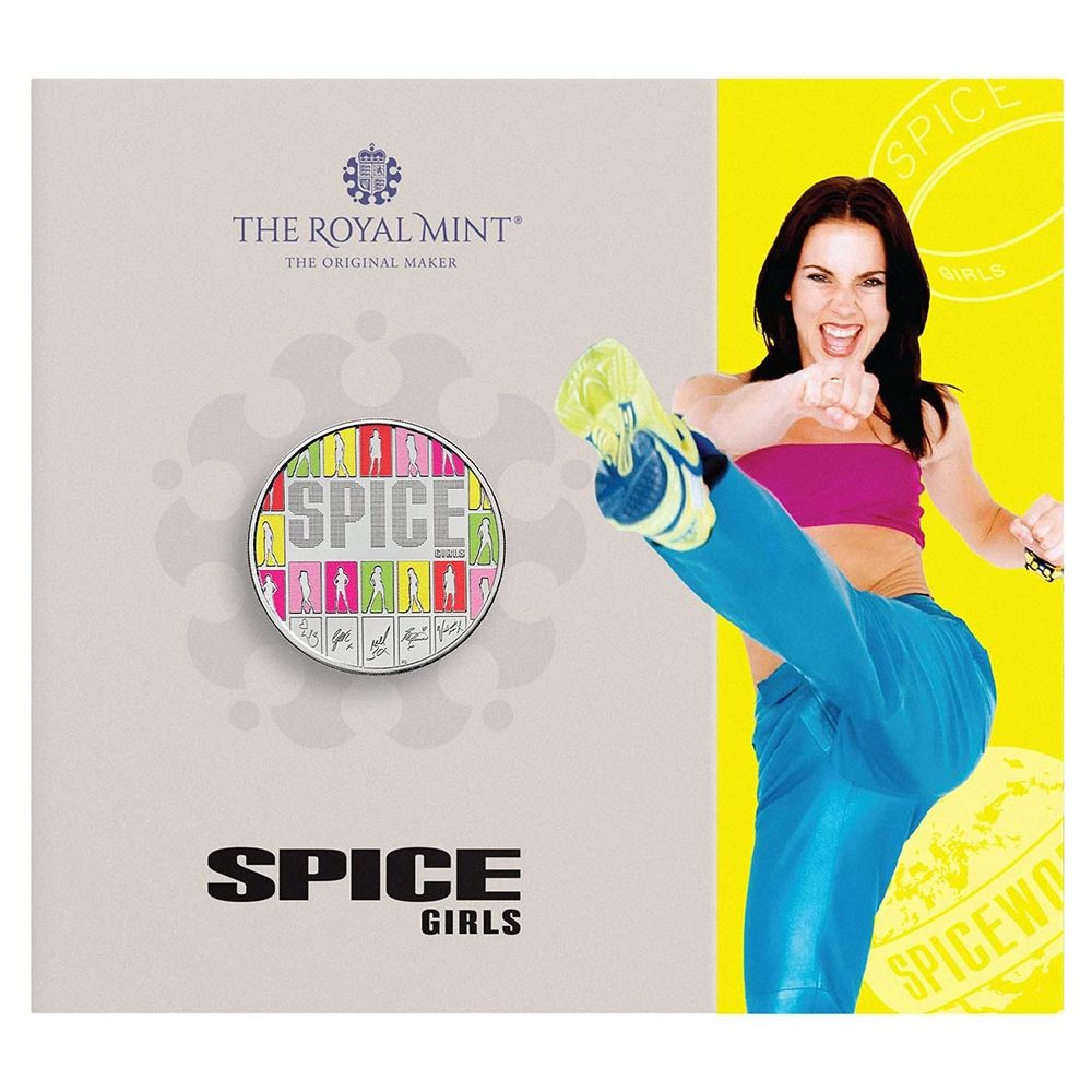 Moneda 5 Libras Inglaterra 2026 The Spice Girls. Sporty Spice. Niquel  - 1