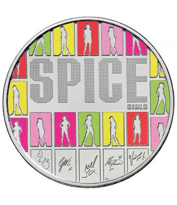 Moneda 5 Libras Inglaterra 2026 The Spice Girls. Ginger Spice. Niquel  - 2