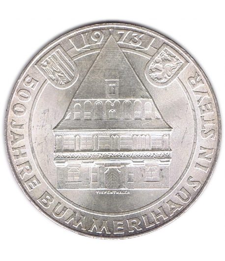 Moneda 50 schillings Austria 1973 Casa Bummerl. Plata  - 1
