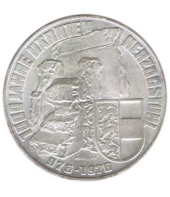 Austria 100 schillings 1976 Milenario Carinthia. Plata  - 1