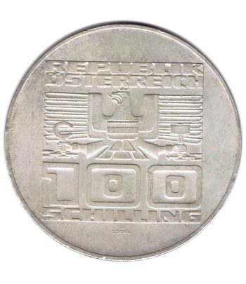 Austria 100 schillings 1976 Milenario Carinthia. Plata  - 2