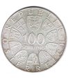 Austria 100 schillings 1976 Olimpiada de Innsbruck. Plata  - 2