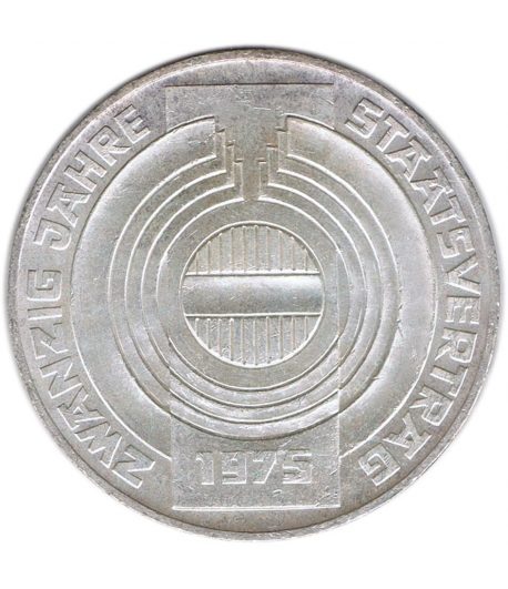 Austria 100 schillings 1975 Tratado de Estado. Plata  - 1