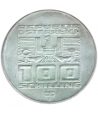 Austria 100 schillings 1976 Aros Olímpicos Innsbruck. Plata  - 2