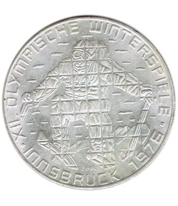 Austria 100 schillings 1976 Esquiador en Innsbruck. Plata  - 1