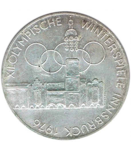 Austria 100 schillings 1976 Aros Olímpicos Innsbruck. Plata  - 1