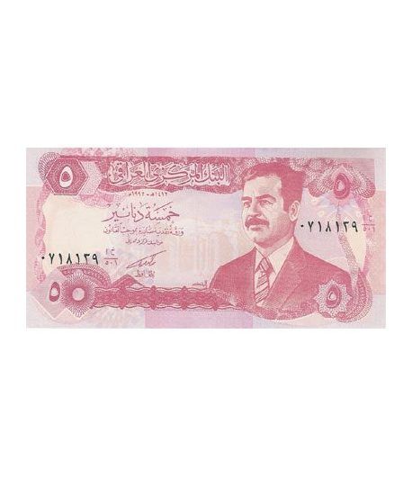 Irak 5 Dinars Sadam