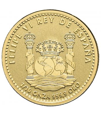 Moneda de España Oso Pardo 1/10 onza de oro 2026.  - 2