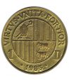 Moneda 1 Diner Andorra 1983 Bisbe d'Urgell.  - 2