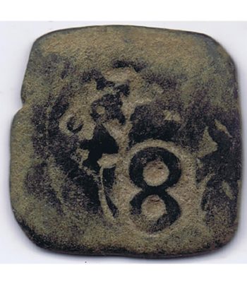Moneda 8 Maravedis 1652 Felipe IV. Cobre  - 1
