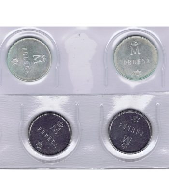 500 ptas. XXV Aniversario SSMM 1988. Pruebas en Plata y acero  - 2
