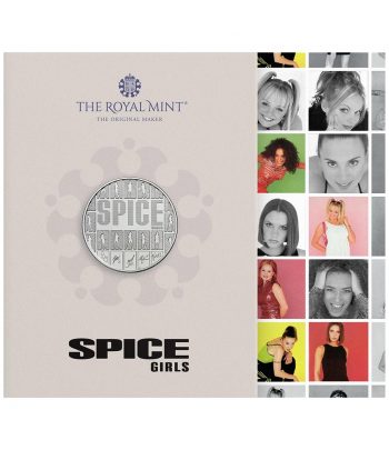 Moneda 5 Libras Inglaterra 2026 The Spice Girls. Niquel.  - 1