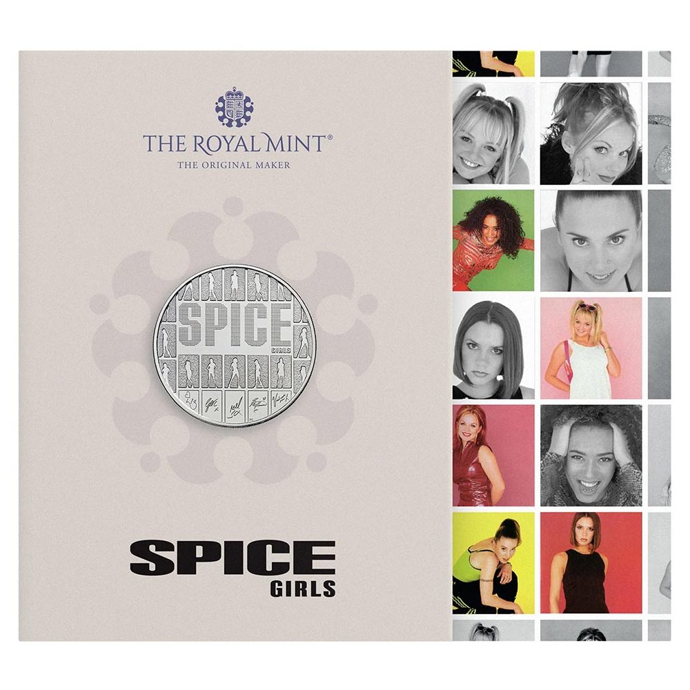 Moneda 5 Libras Inglaterra 2026 The Spice Girls. Niquel.  - 1