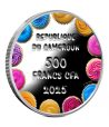 Moneda de plata 500 Francs Camerun 2025 Happy Birthday.  - 2