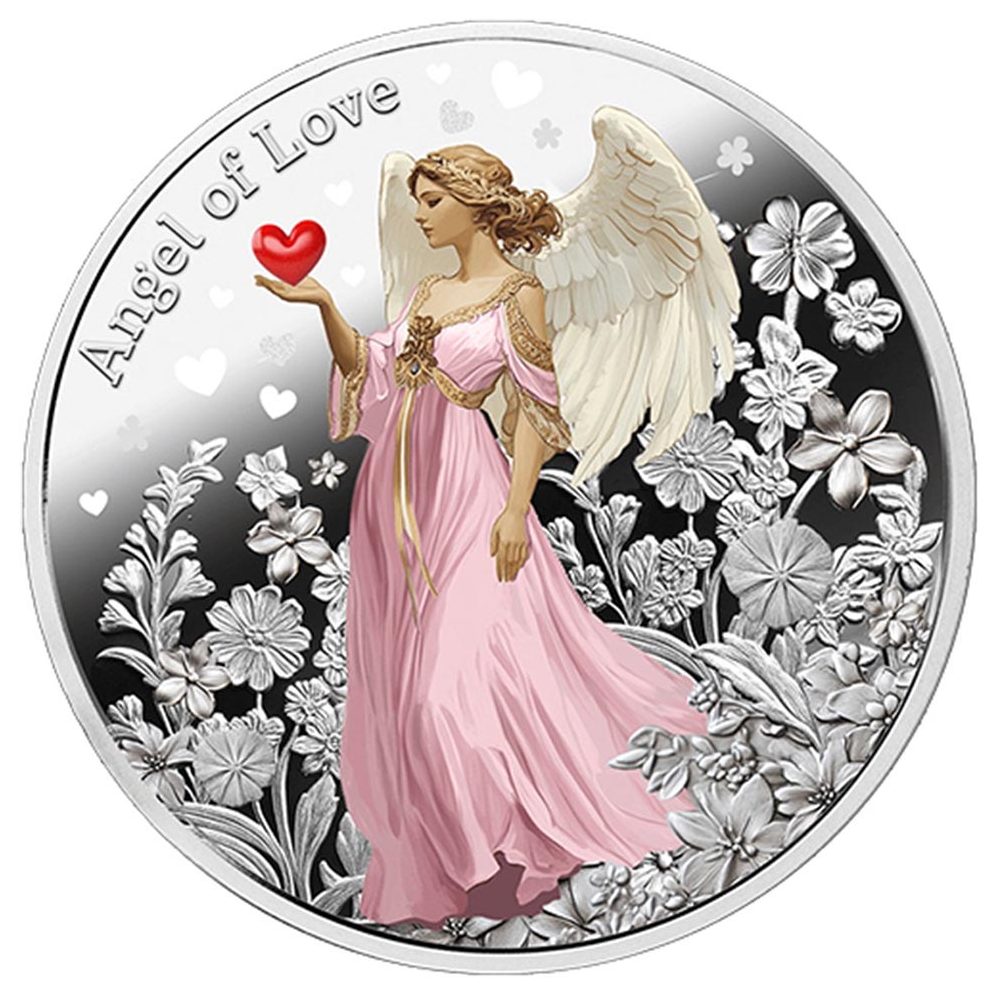 Moneda de plata 1$ Niue 2026 Angel of Love  - 1