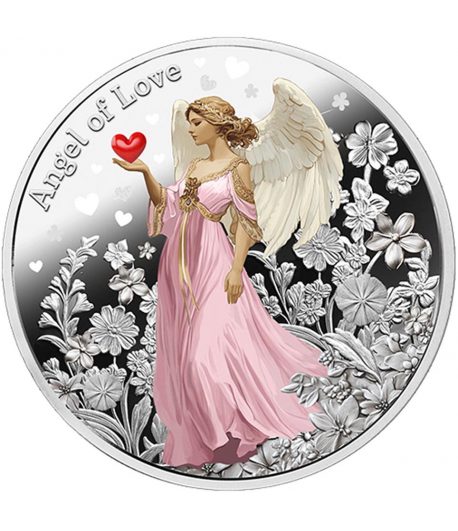 Moneda de plata 1$ Niue 2026 Angel of Love  - 1