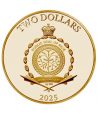 Moneda onza de plata 2$ Niue 2025 Maneki Neko. Gato Suerte.  - 2