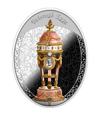 Moneda de plata 1$ Niue 2025 Huevo Fabergé. Yusupov Egg.  - 1