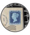 Moneda 500 Francs Camerún 2025 Sello Penny Blue. Plata  - 1